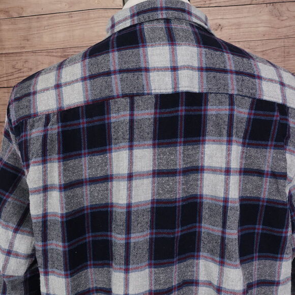 FIELD & STREAM PLAID CHECK FLANNEL BUTTON DOWN SHIRT MENS SIZE XL - Picture 5 of 6